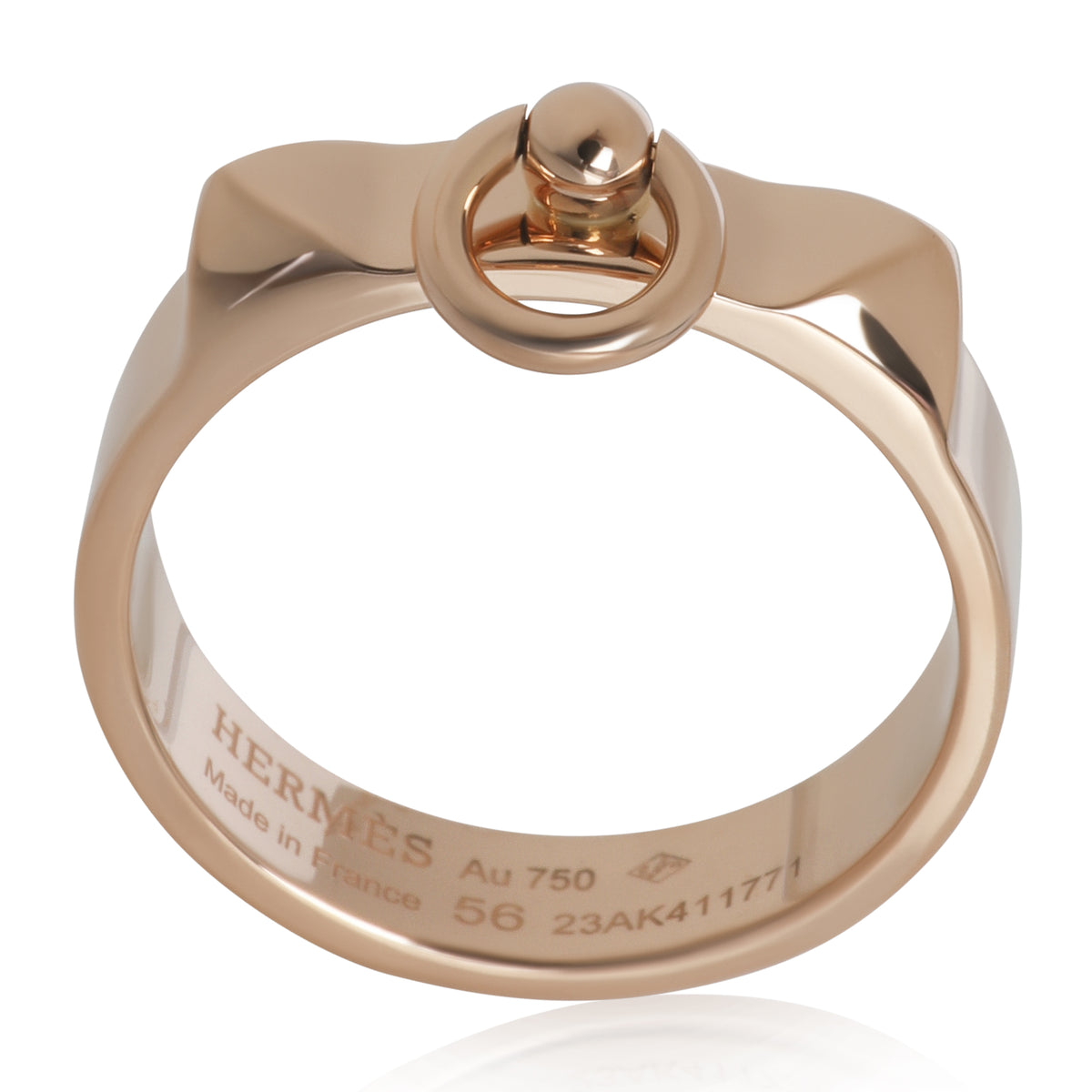 Rose Gold Collier de Chien Ring