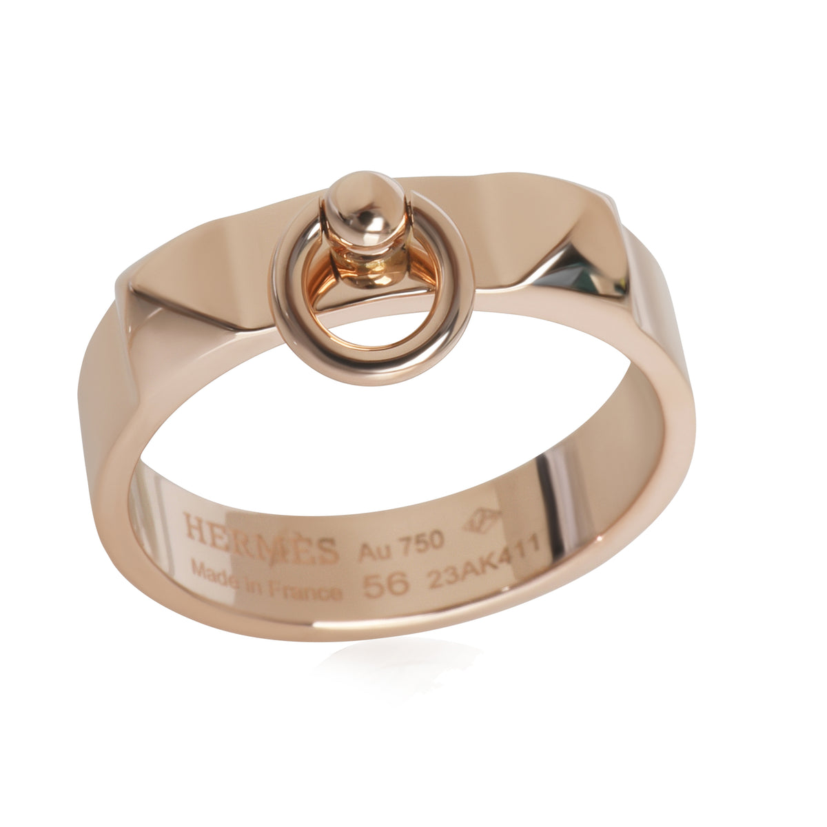 Rose Gold Collier de Chien Ring