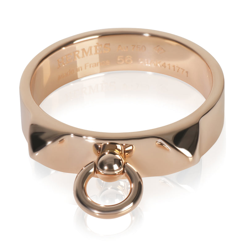 Rose Gold Collier de Chien Ring