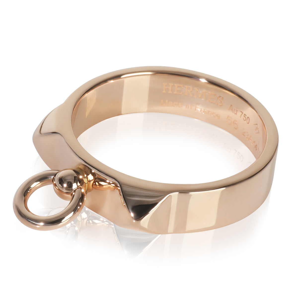 Rose Gold Collier de Chien Ring