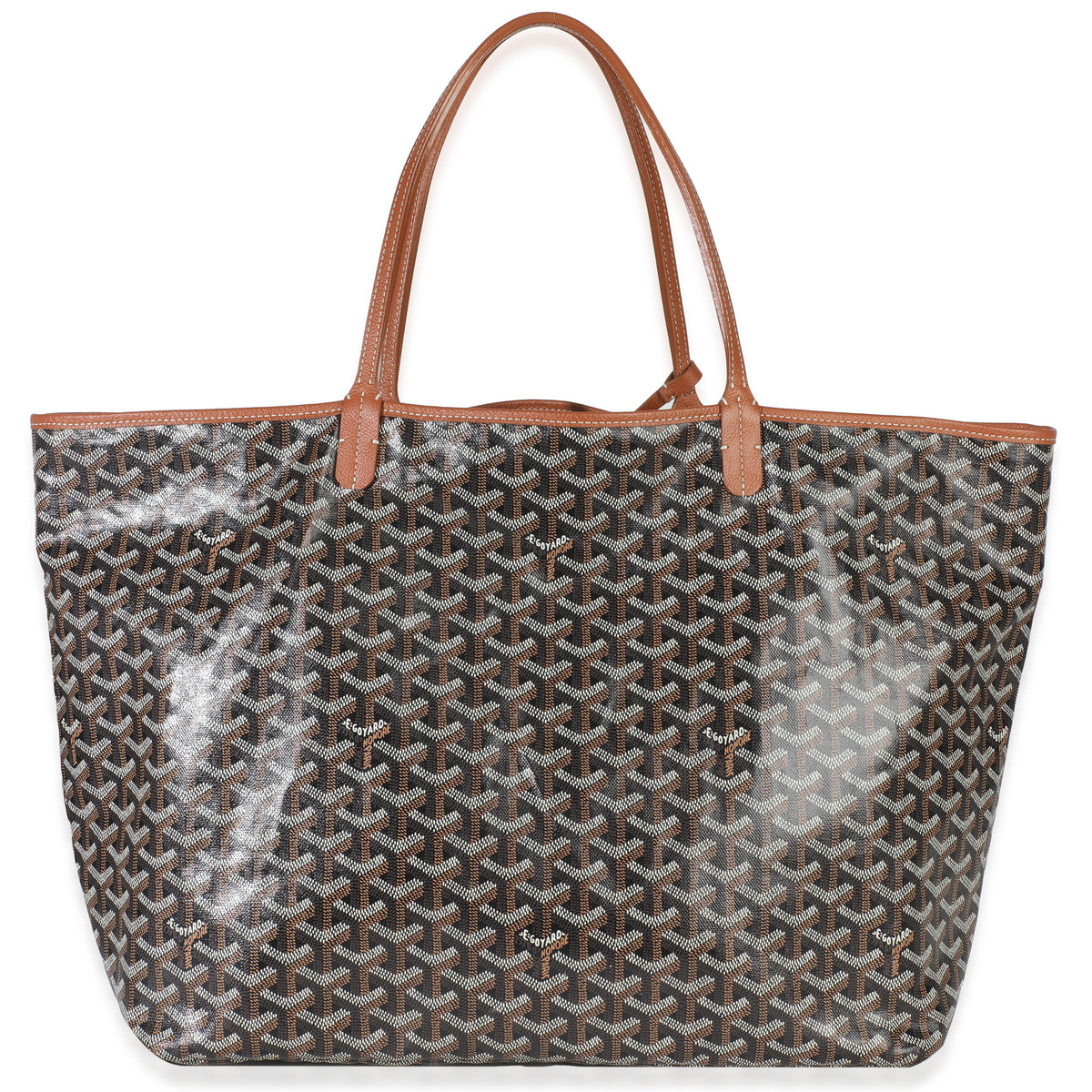 Gold Black Goyardine Canvas Saint Louis GM