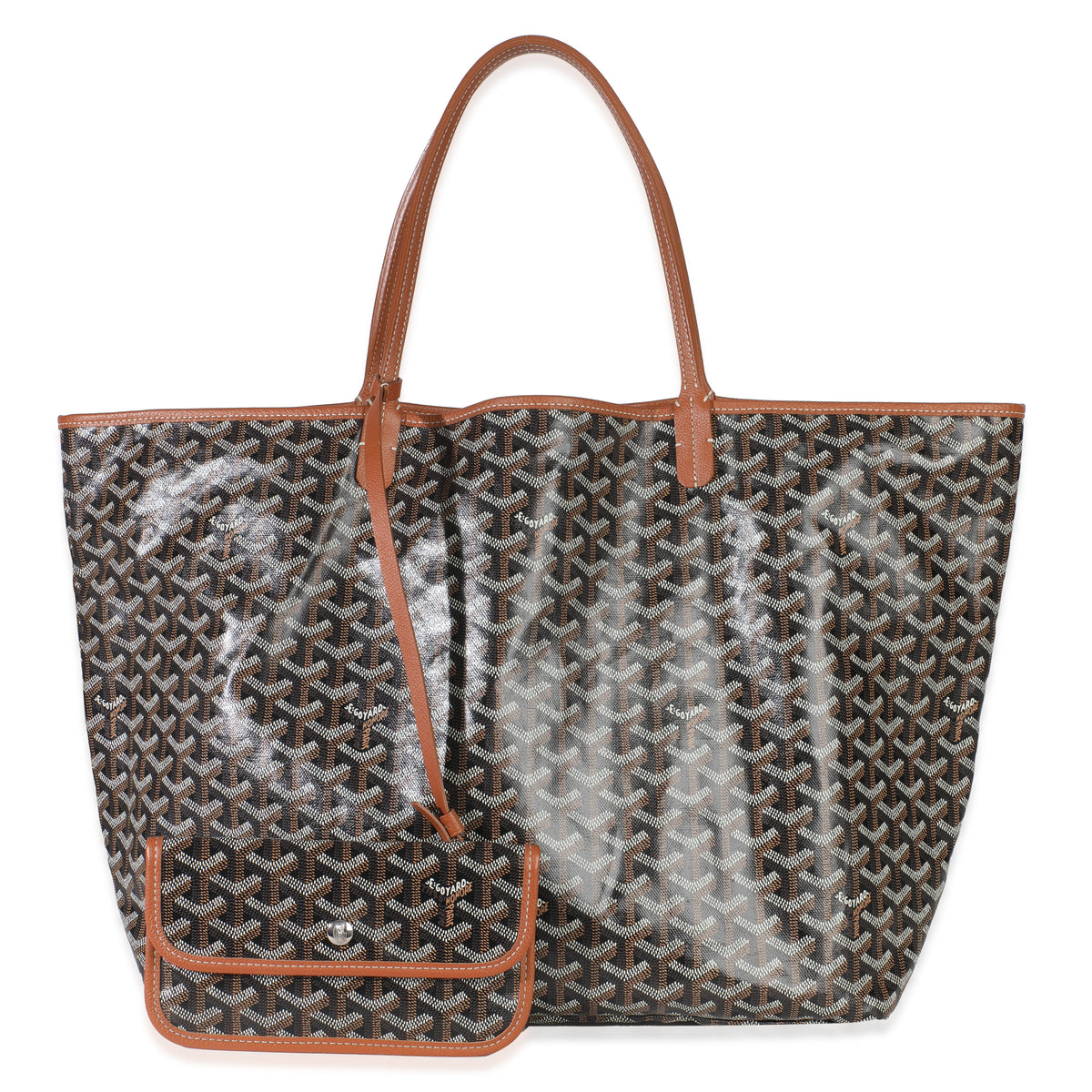 Gold Black Goyardine Canvas Saint Louis GM