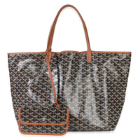 Gold Black Goyardine Canvas Saint Louis GM