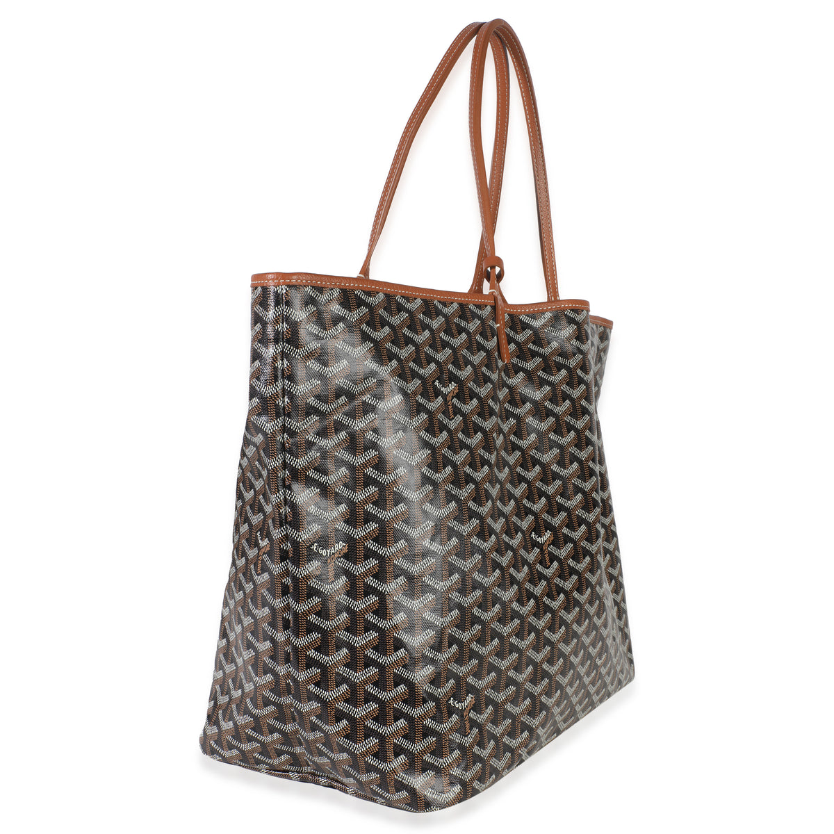 Gold Black Goyardine Canvas Saint Louis GM