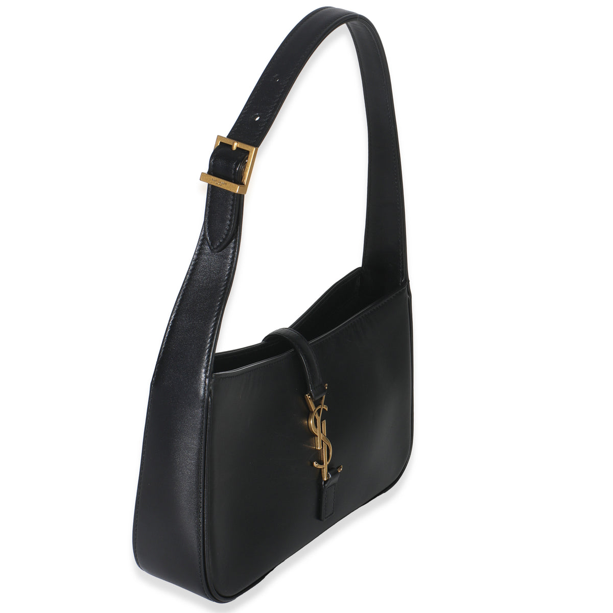 Black Smooth Calfskin Le 5 A 7 Hobo