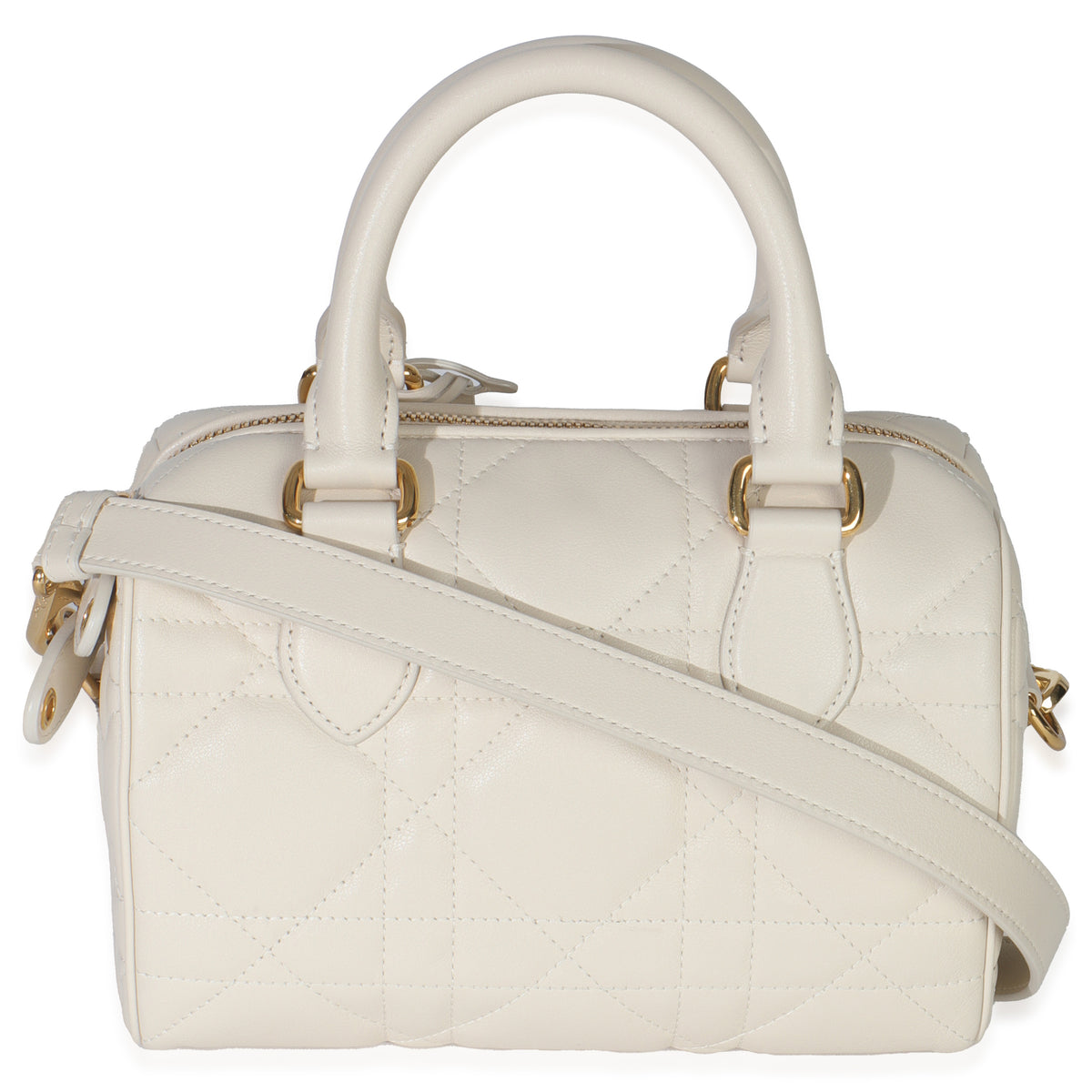 Christian Dior Dusty Ivory Macrocannage Calfskin Dior Groove 20 Bag Handbag bv