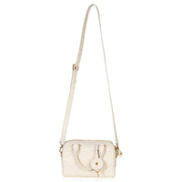 Christian Dior Dusty Ivory Macrocannage Calfskin Dior Groove 20 Bag Handbag av