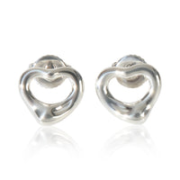 Sterling Silver  Elsa Peretti Open Heart Earrings
