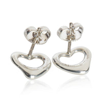 Sterling Silver  Elsa Peretti Open Heart Earrings