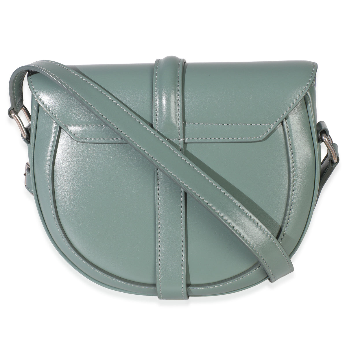 Celine Celadon Satinated Calfskin Besace Small 16 Handbag bv