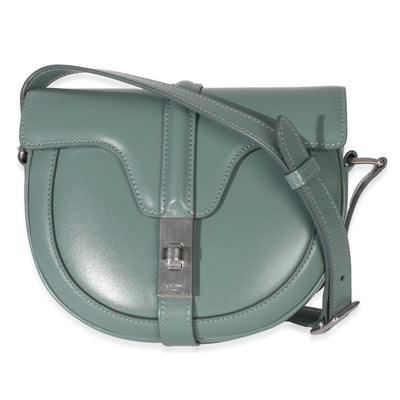 Celine Celadon Satinated Calfskin Besace Small 16 Handbag fv