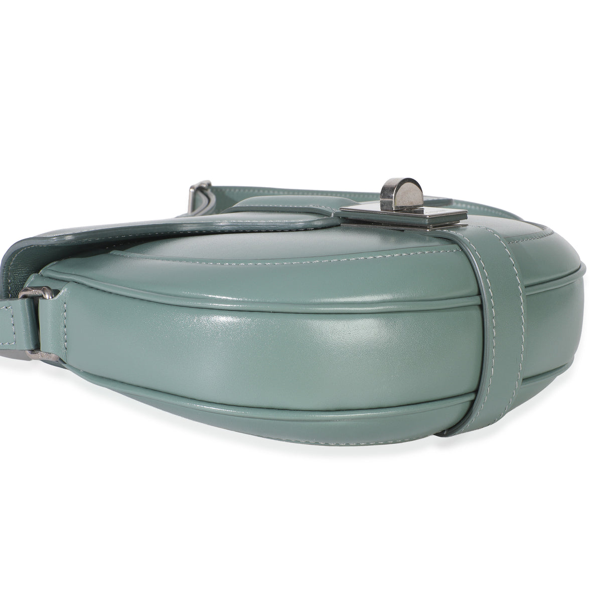 Celine Celadon Satinated Calfskin Besace Small 16 Handbag stamp