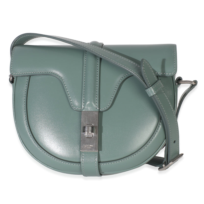 Celadon Satinated Calfskin Besace Small 16