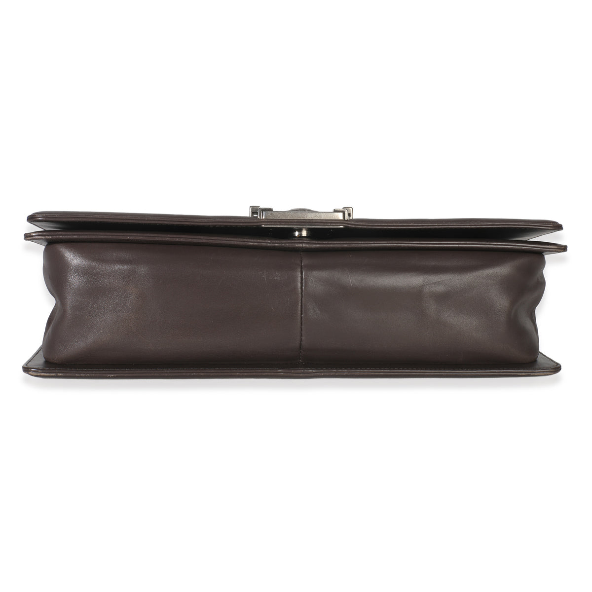 Chanel Dark Grey Smooth Calfskin XL Reverso Boy Bag Handbag box