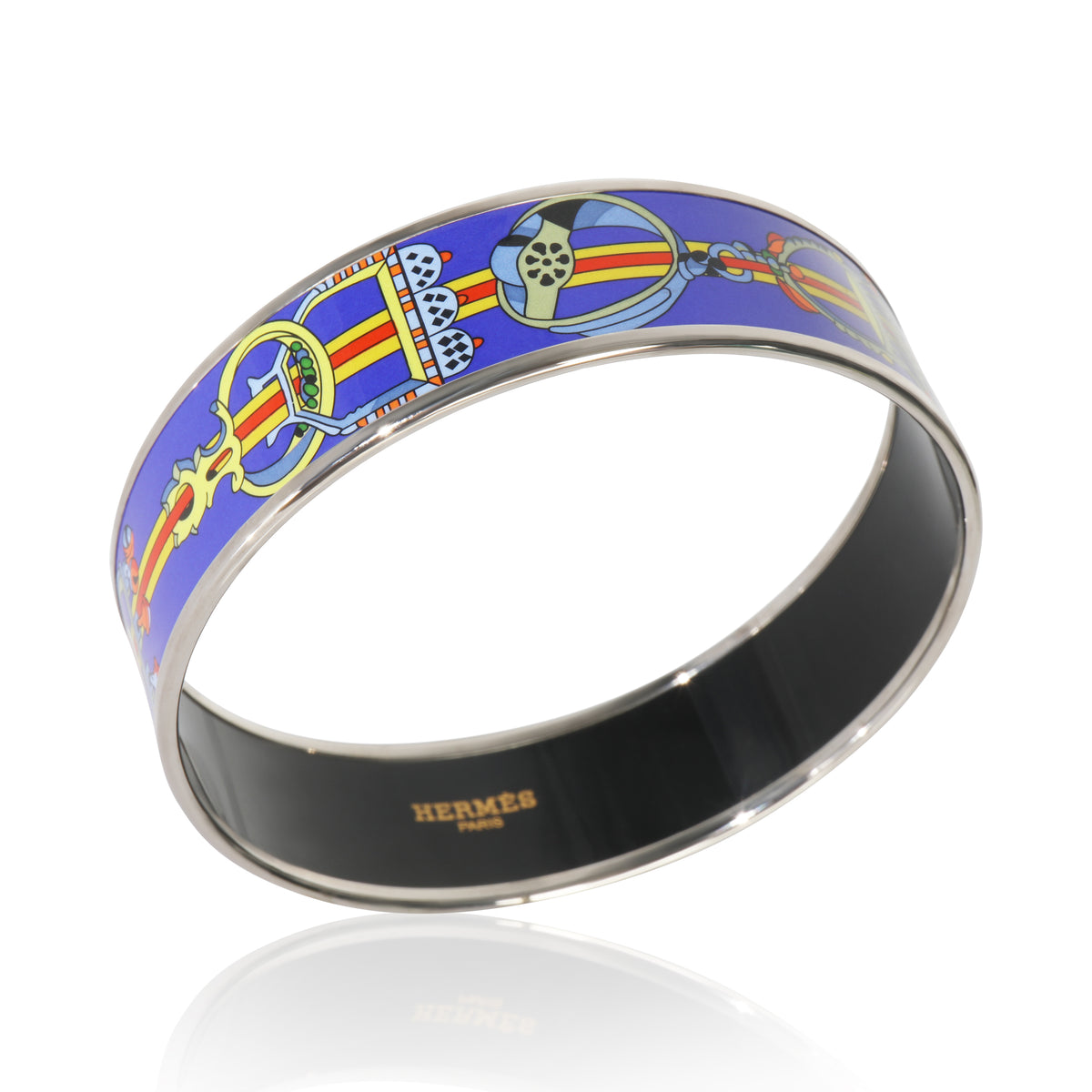 Wide Enamel Bracelet