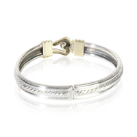 Yellow Gold & Sterling Silver  Vintage Buckle Bracelet