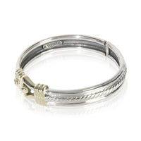 Yellow Gold & Sterling Silver  Vintage Buckle Bracelet