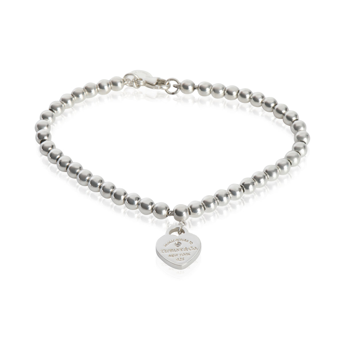 Sterling Silver Diamond Return To Tiffany Bracelet
