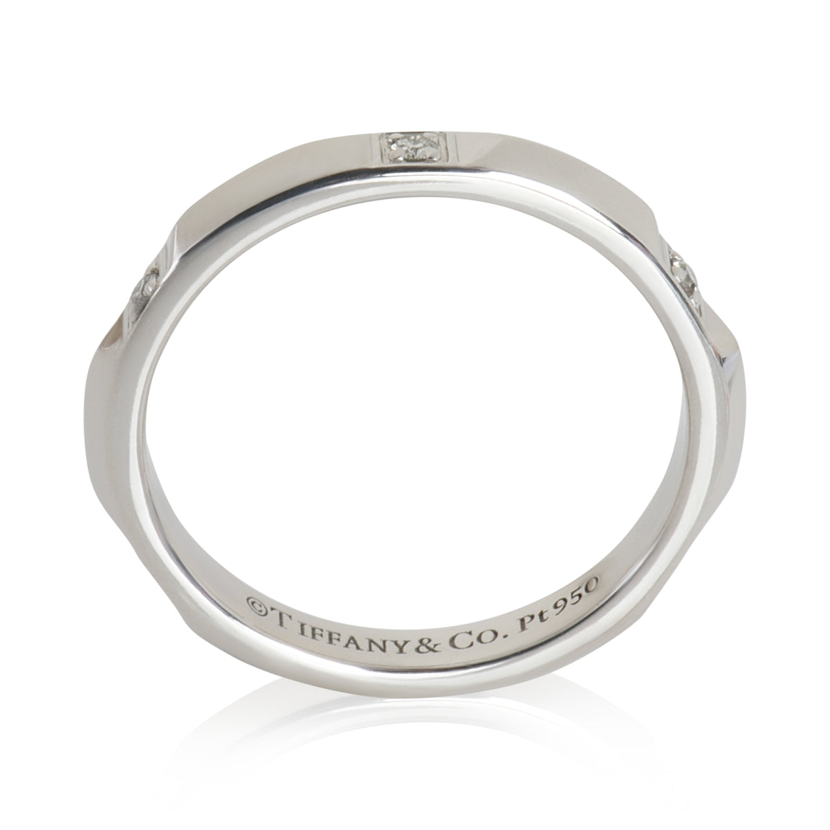 Platinum Diamond Tiffany True Band