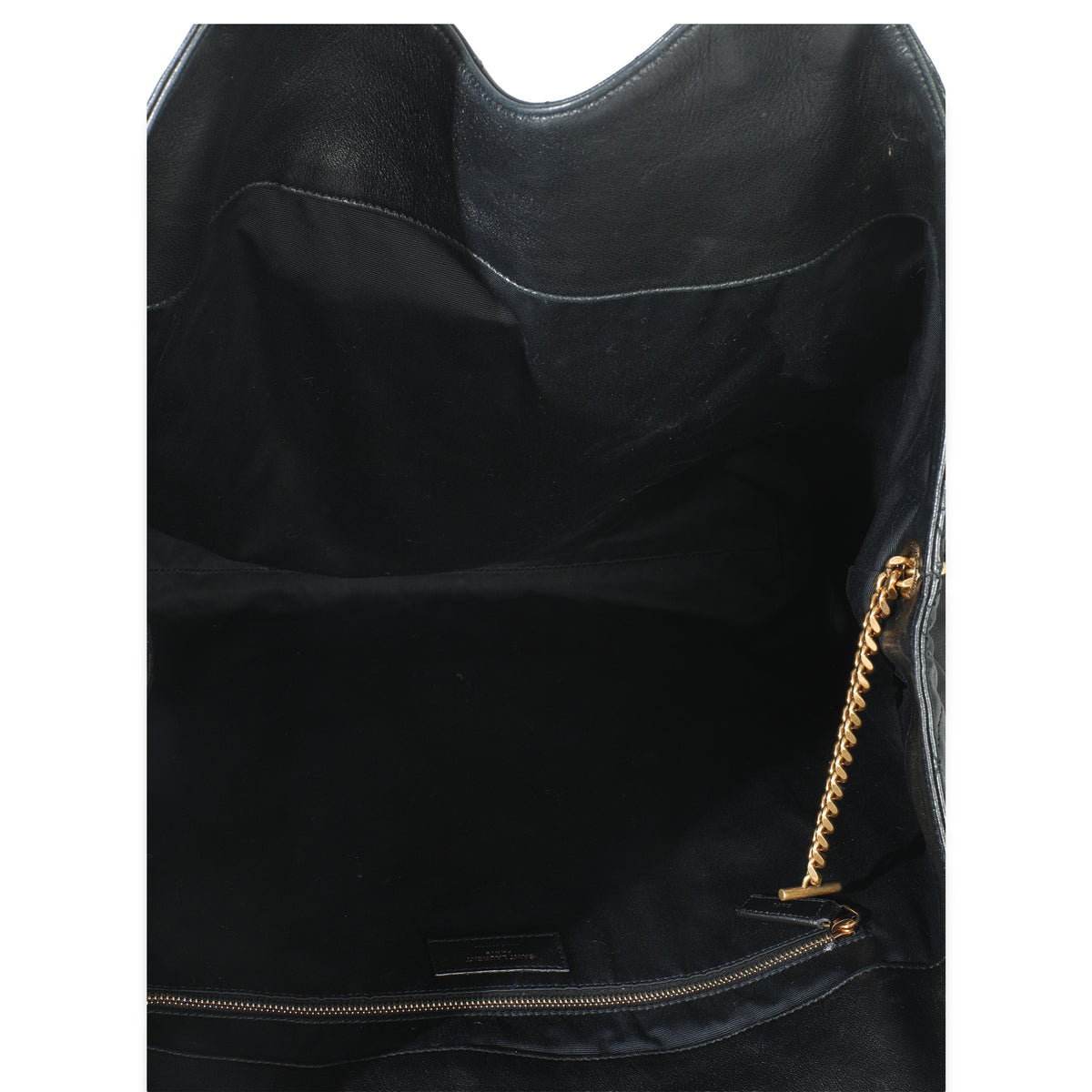 Black Quilted Lambskin Maxi Icare Shopping Tote
