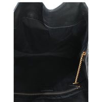 Black Quilted Lambskin Maxi Icare Shopping Tote