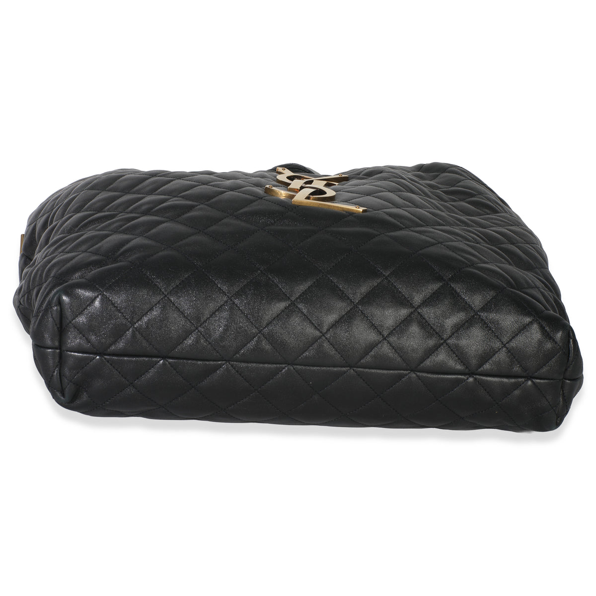 Black Quilted Lambskin Maxi Icare Shopping Tote