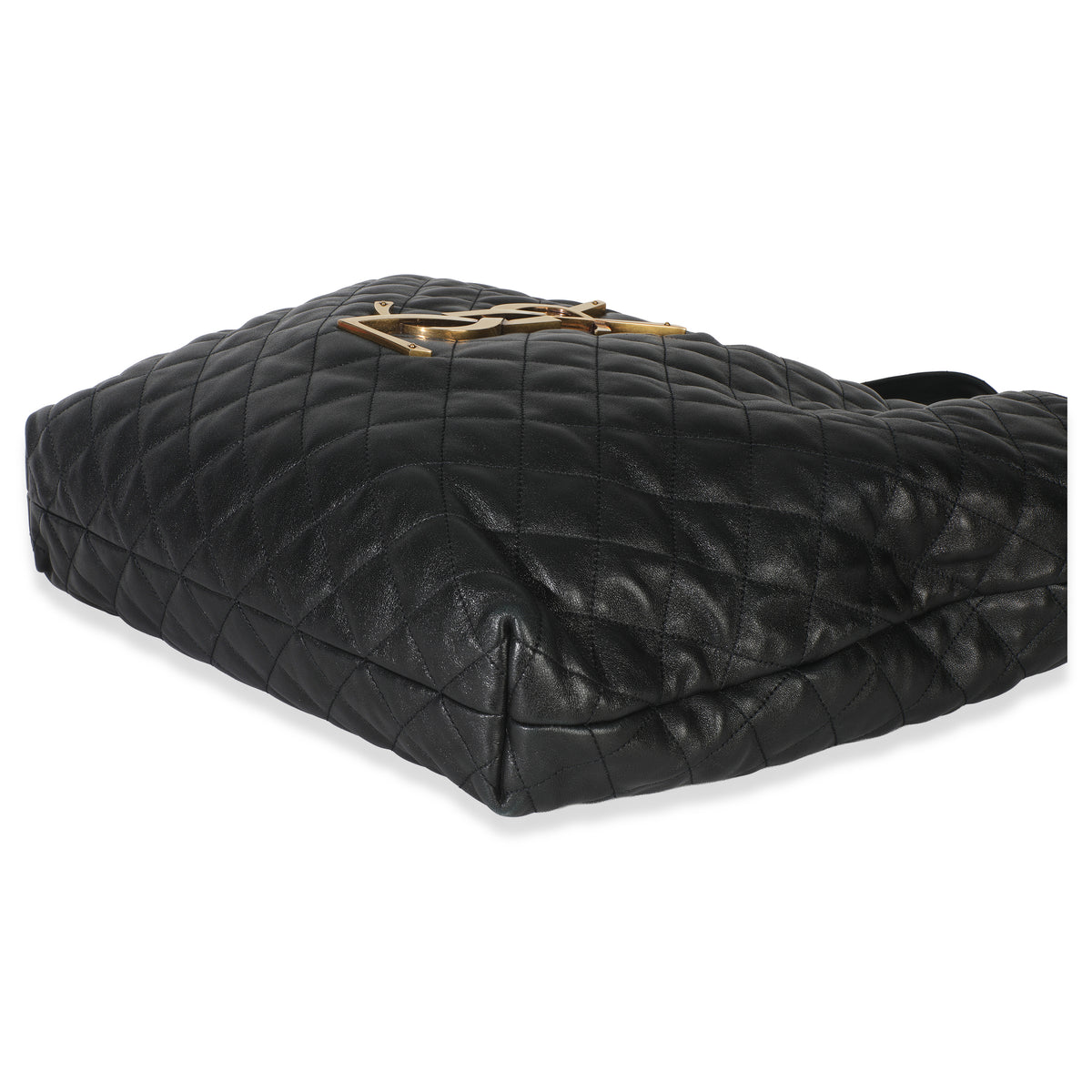 Black Quilted Lambskin Maxi Icare Shopping Tote