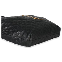 Black Quilted Lambskin Maxi Icare Shopping Tote