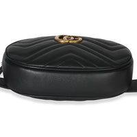 Gucci Black Matelasse Calfskin GG Marmont Belt Bag 75/30 Handbag box