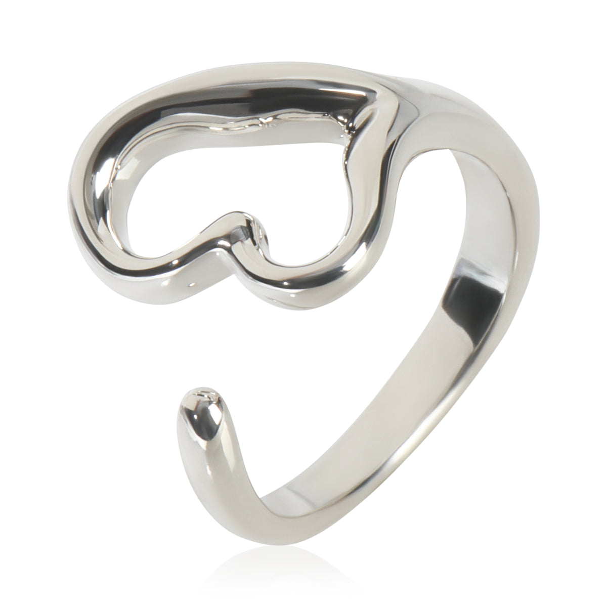 Sterling Silver  Elsa Peretti Open Heart Ring