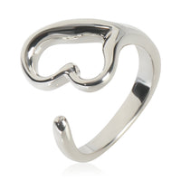 Sterling Silver  Elsa Peretti Open Heart Ring