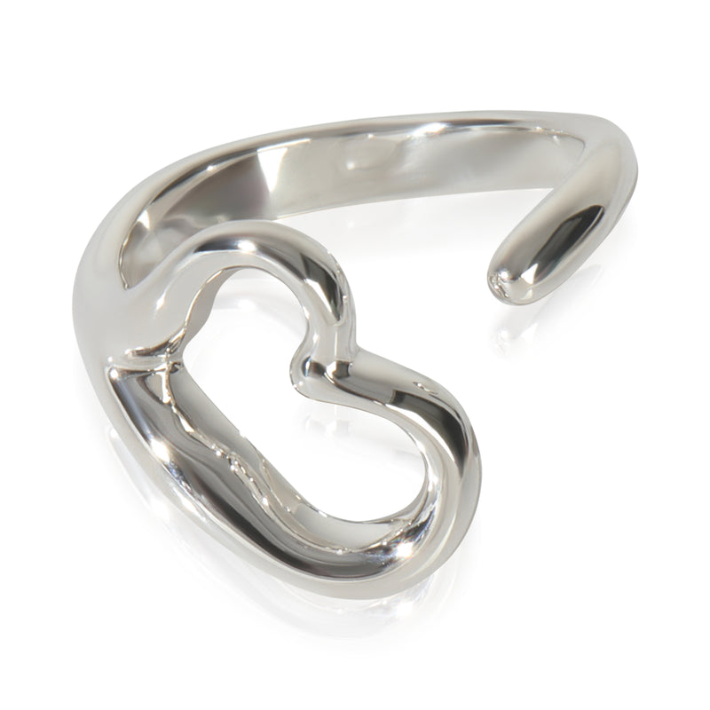 Sterling Silver  Elsa Peretti Open Heart Ring