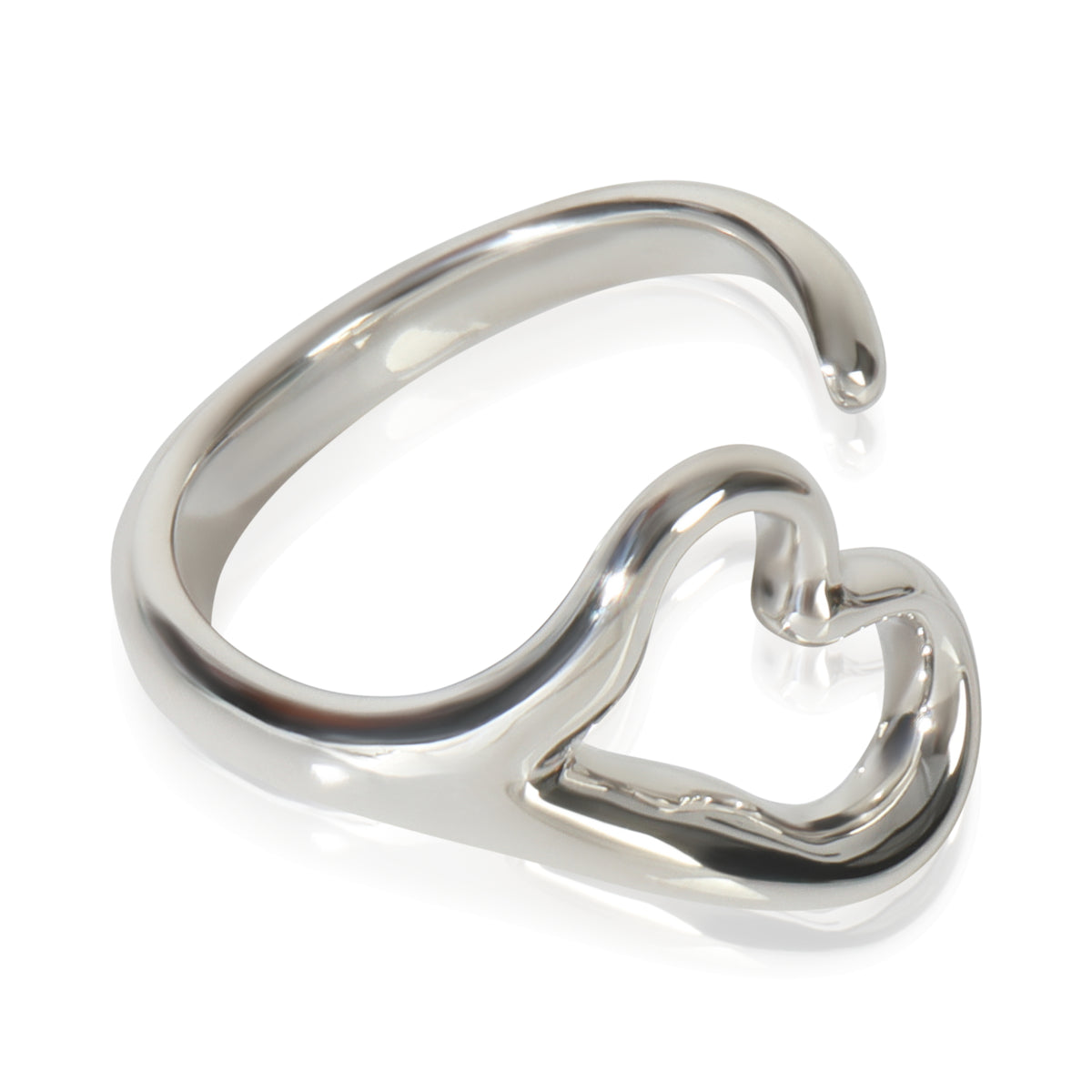 Sterling Silver  Elsa Peretti Open Heart Ring