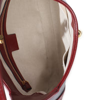 Red Blue Boarded Dyana Lux Calfskin Bi-Color Small Jackie 1961 Hobo