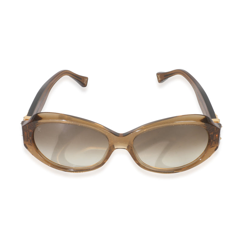 Brown Glitter Acetate Soupcon Sunglasses