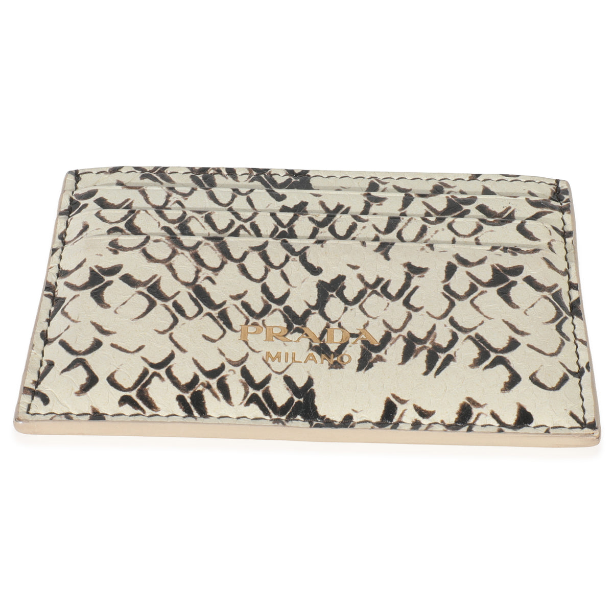 Yellow Ayers Python Logo Card Case