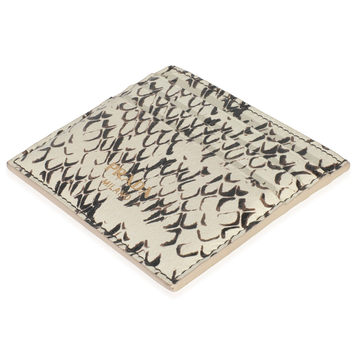 Yellow Ayers Python Logo Card Case