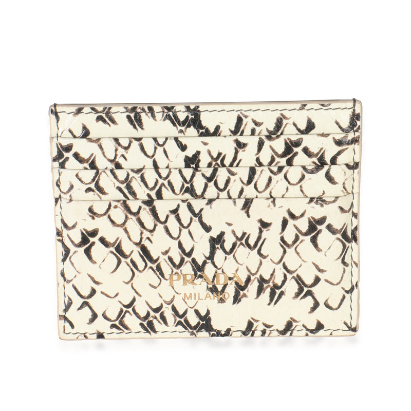 Yellow Ayers Python Logo Card Case