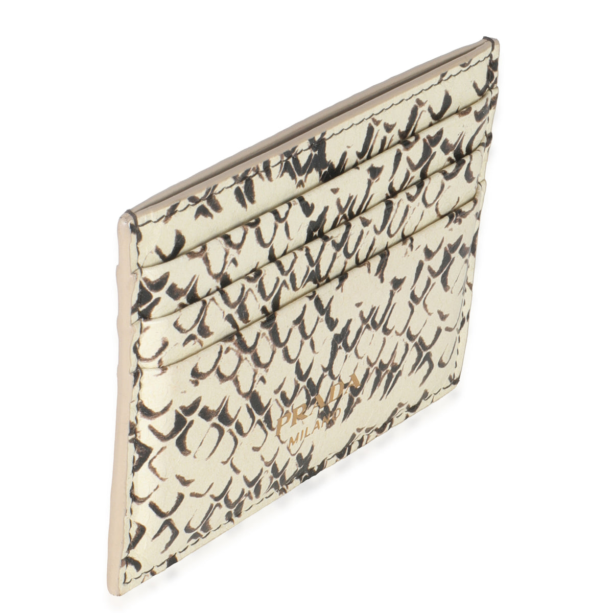 Yellow Ayers Python Logo Card Case
