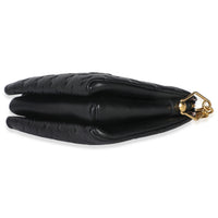 Louis Vuitton Black Monogram Embossed Lambskin Coussin PM Handbag clasp