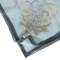 Green Sheer Silk Pythagorean Scarf 90
