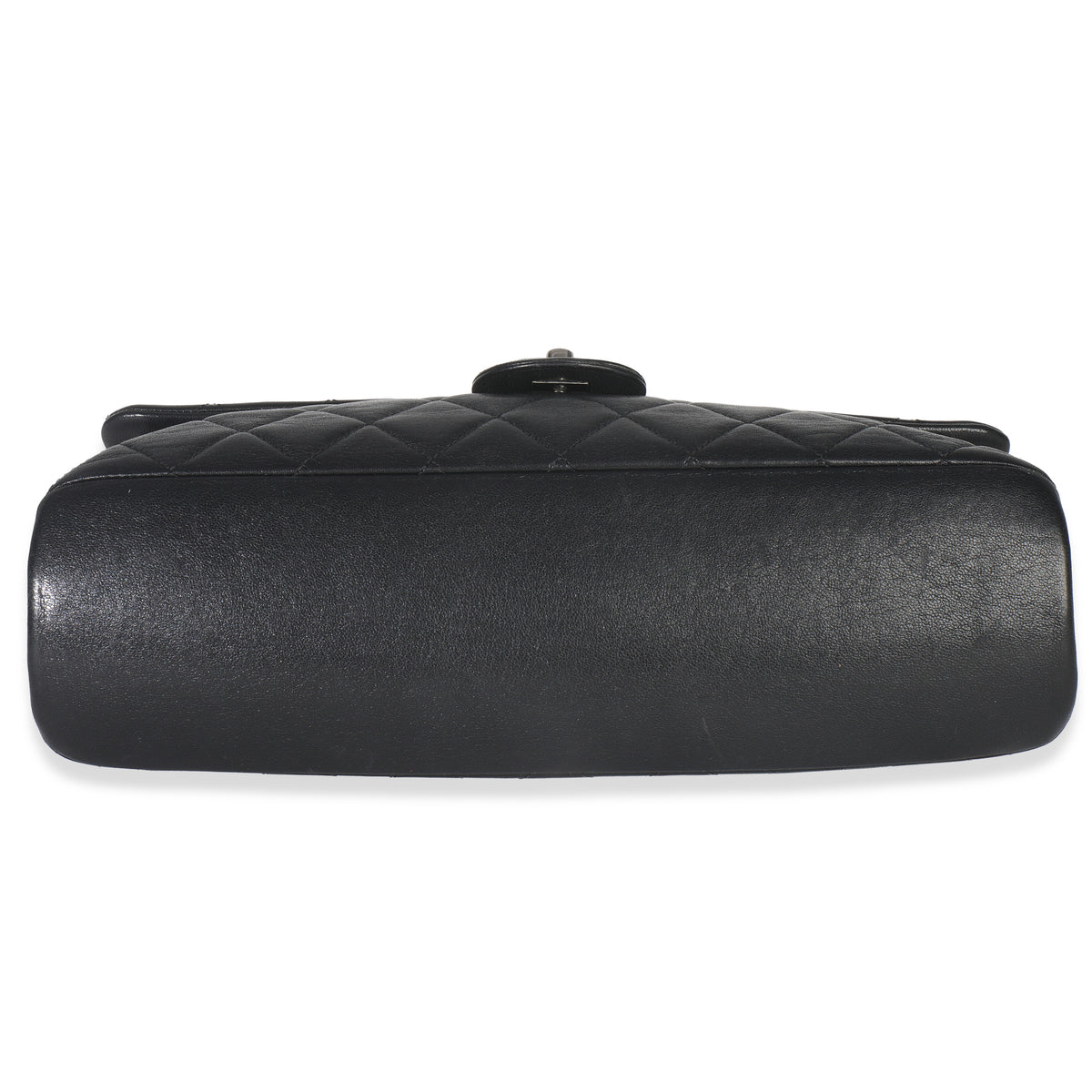 Black Quilted Calfskin Medium Burgundy Rocks Flap Bag