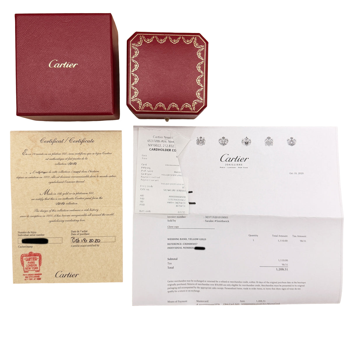 Yellow Gold  Small Model Love Ring