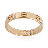 Yellow Gold  Small Model Love Ring