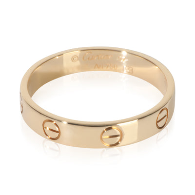 Yellow Gold  Small Model Love Ring