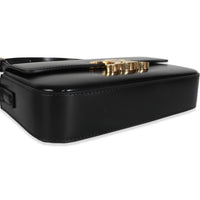 Black Shiny Calfskin Claude Triomphe Shoulder Bag