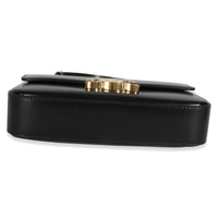 Black Shiny Calfskin Claude Triomphe Shoulder Bag