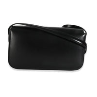 Black Shiny Calfskin Claude Triomphe Shoulder Bag
