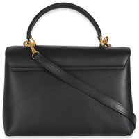 Black Supple Calfskin Medium Nino Bag
