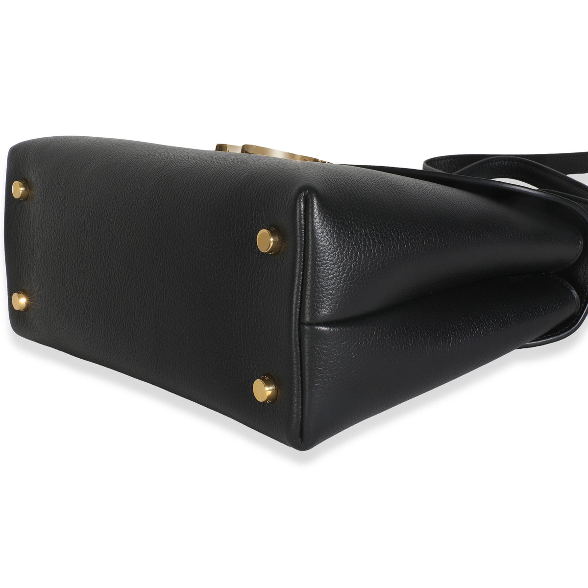 Black Supple Calfskin Medium Nino Bag
